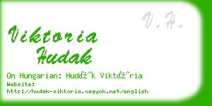 viktoria hudak business card